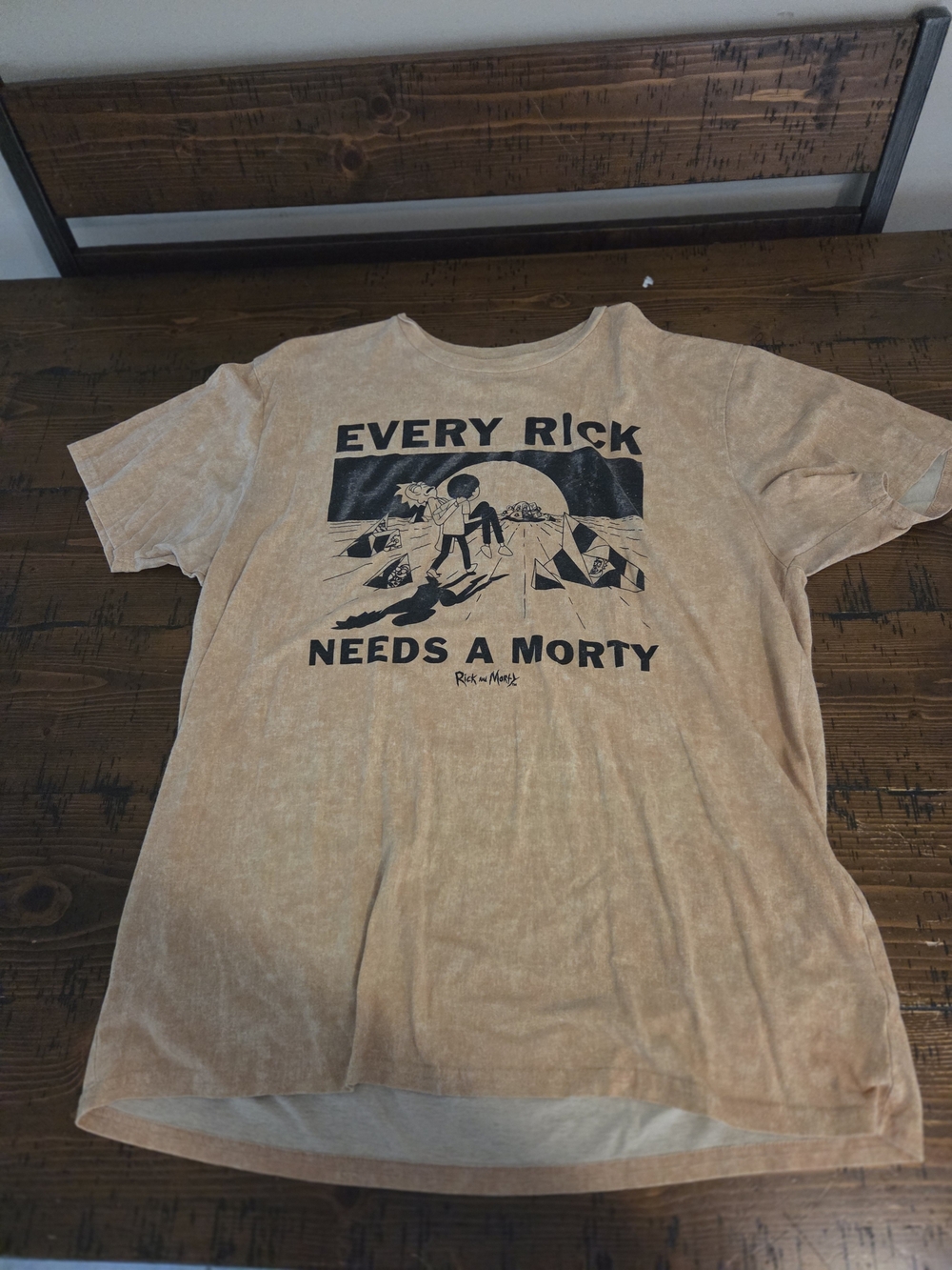 Rick And Morty 'Every Rick Needs a Morty' Beige Graphic Tee